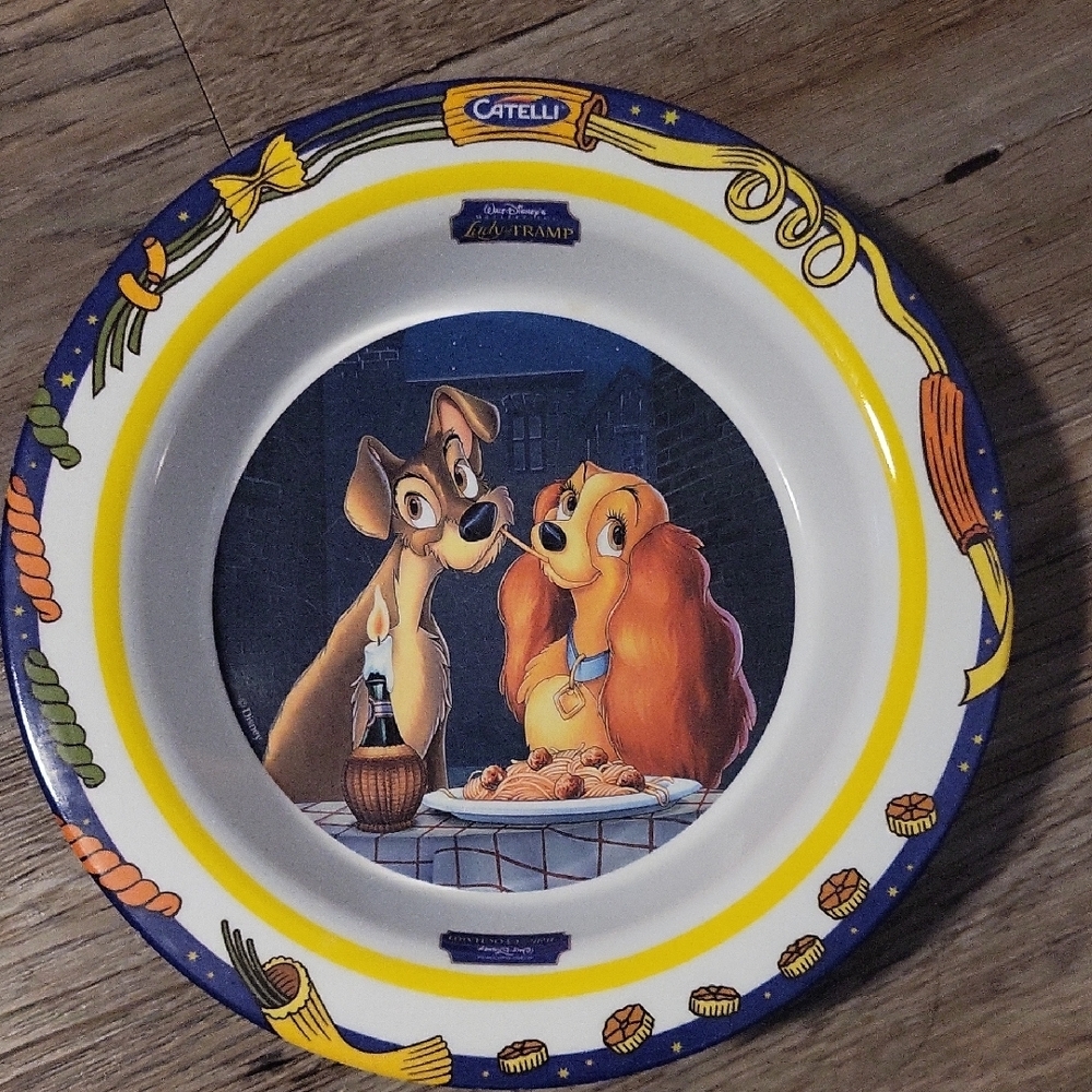 Disney Lady and the Tramp Plates